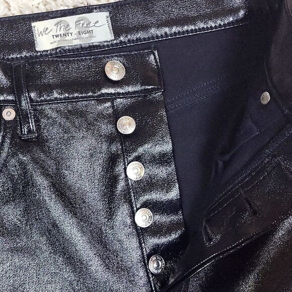 We The Free faux leather pants. Size 28 - Picture 6 of 9